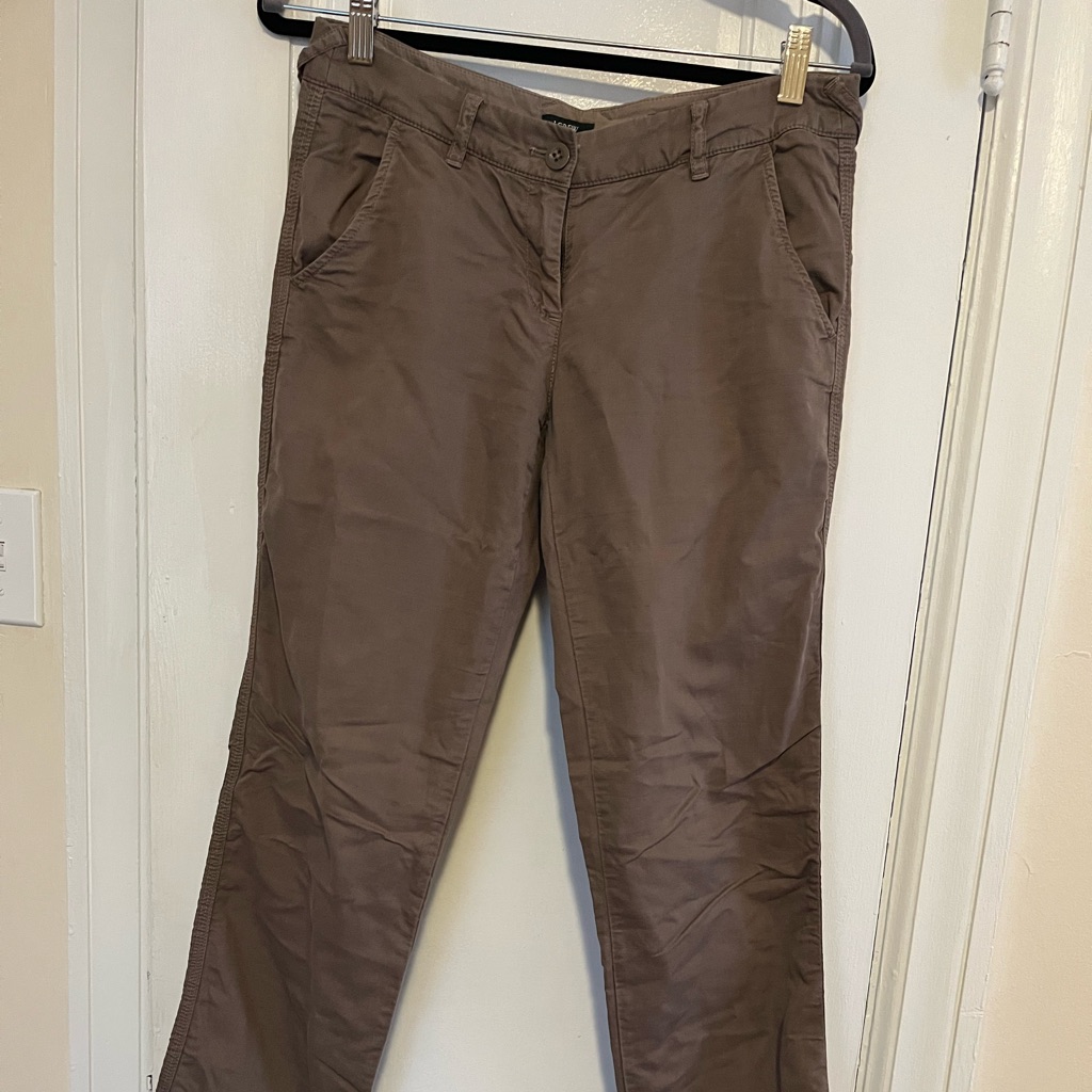 Straight-Legged, Linen-Blend